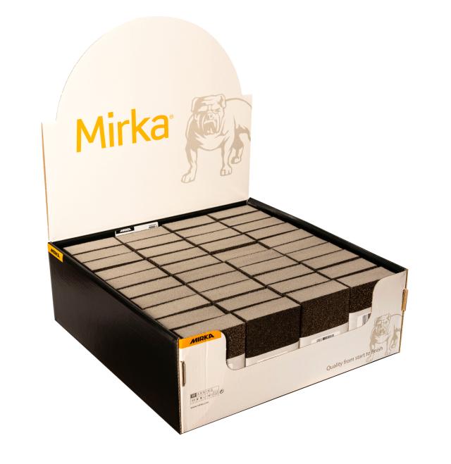Mirka slipsvamp 100 x 70 x 28 mm, s60/100, 40 st./förpackning.