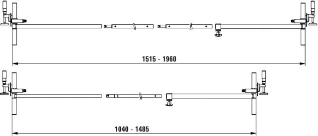 Förlängning för dörrkarmsklämma TUX