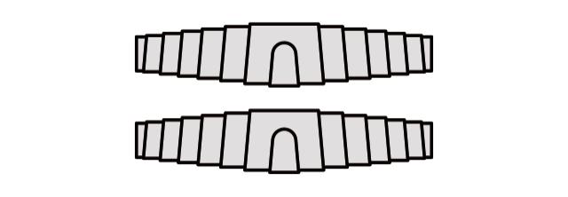 Fjäder, 2 st, 2,4,7,8,9,10,11