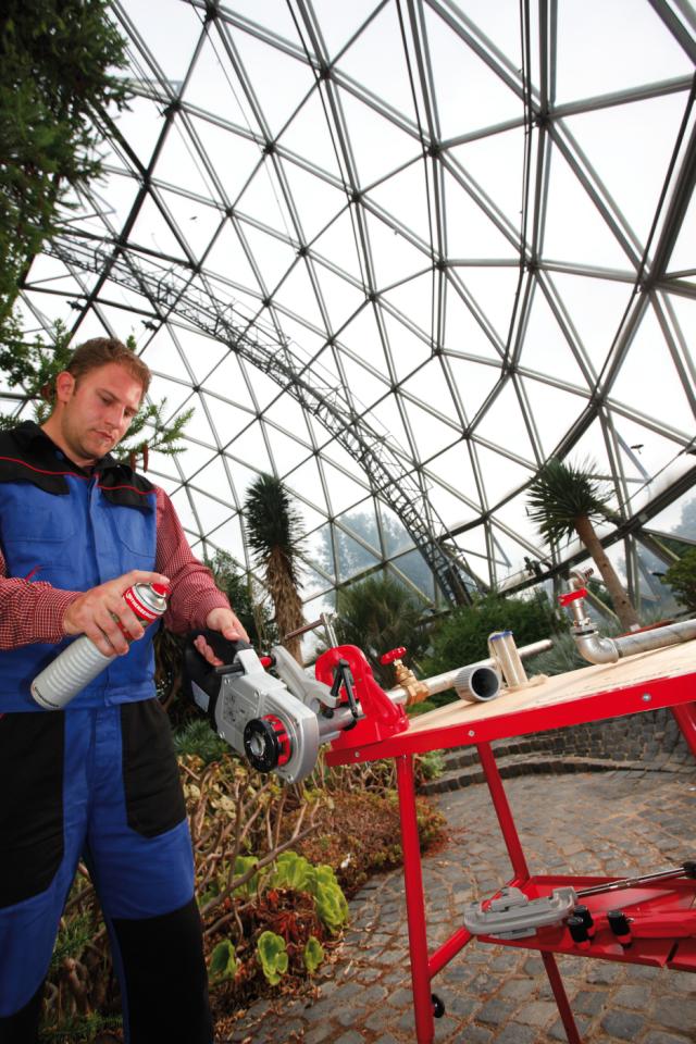 Rörskruvstycke, hopfällbart, 1/8 - 4