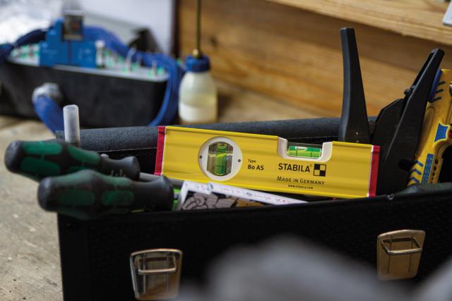 Vattenpass 80AS, två libeller 20cm