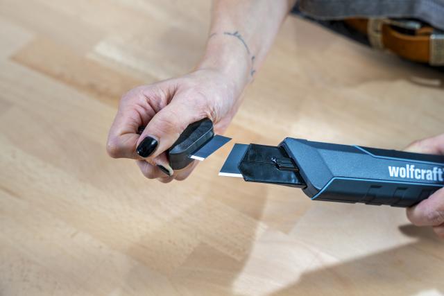 Wolfcraft Arbejdskniv H/V bræk-af 25 mm