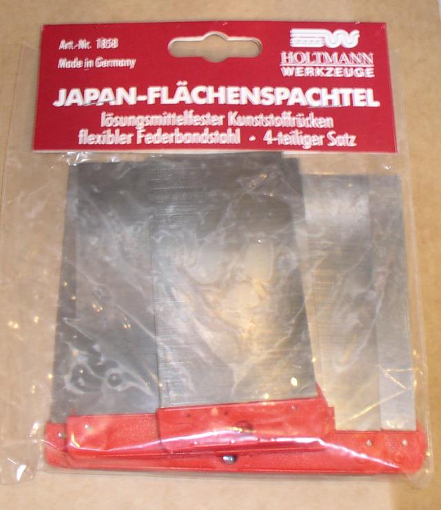 Japanskt spackelset, s-pack 50-120mm