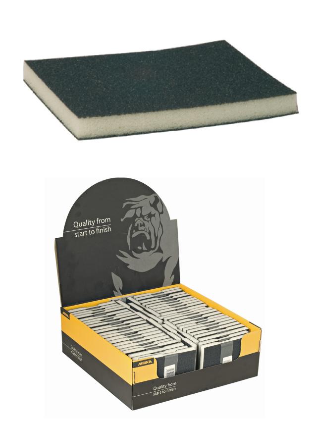 Mirka slipsvamp 120 x 98 x 13, s. 60/100, 50 st./förpackning.