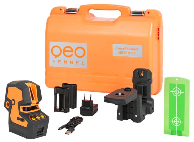 Crosspointer 5 Grön linje-/punktlaser