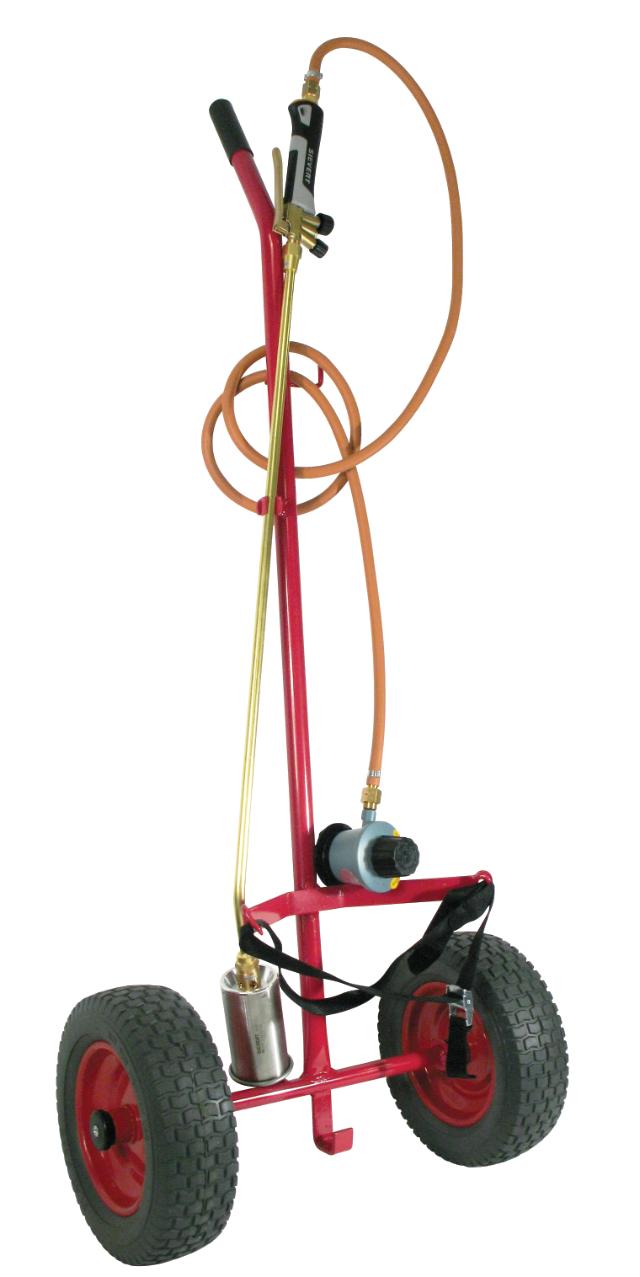 Prof brännarset med flaskvagn