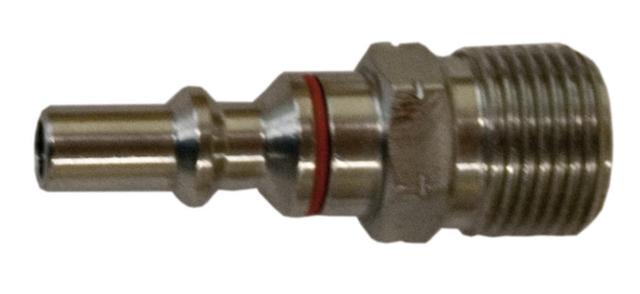 Snabbkoppling hane med utvändig gänga