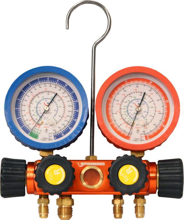 Analog 4-vägs grenrörssats, II Plus, R410A-R32