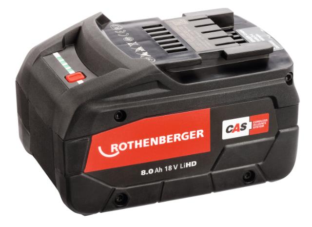 RO BP18 / 8 Li-HD CAS-batteri - 18V / 8,0Ah