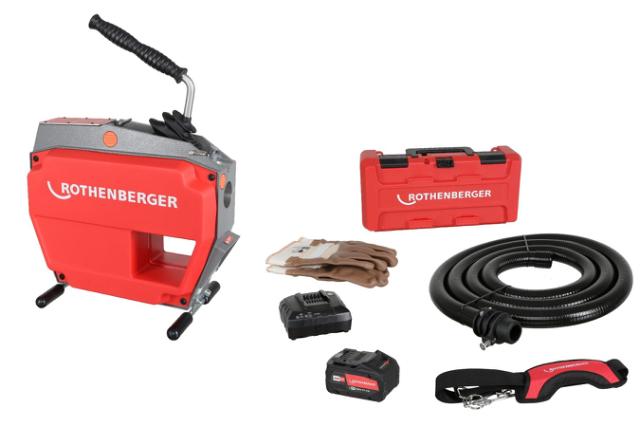 R600 VarioClean piprensare inkl. 8 Ah batteri och laddare