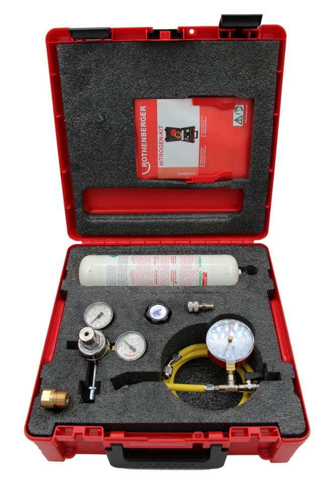 Kväveset för tryckprovning inklusive 1 kg flaska