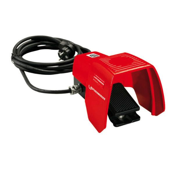 Fotpedal för gängskärmaskiner