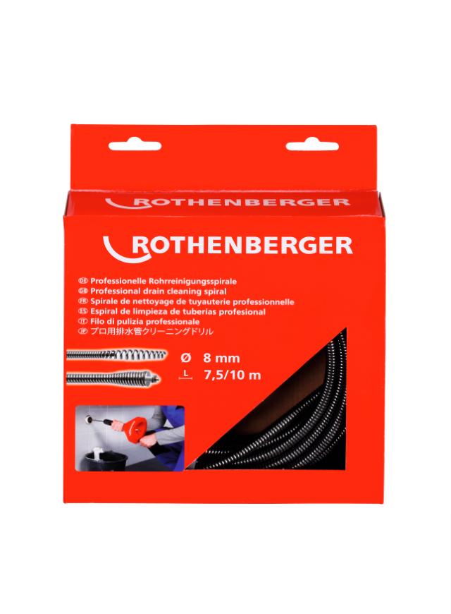 Spiral, 8 mm x 7,5 m med koppling + integrerad krets