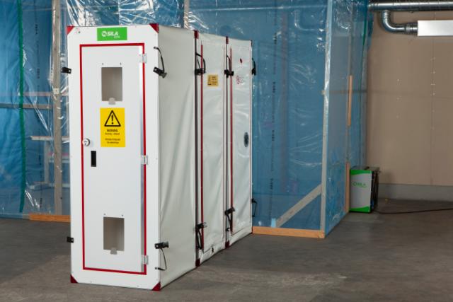 SILA 205AL luftsluss 0,75 x 0,75 x 2,0 m