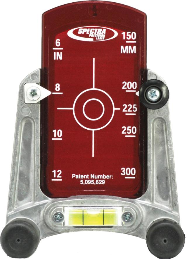 Siktram med fot för Spectra rörlaser