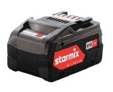 Starmix-batteri, 18V 10 Ah, QUADRIX/BATRIX