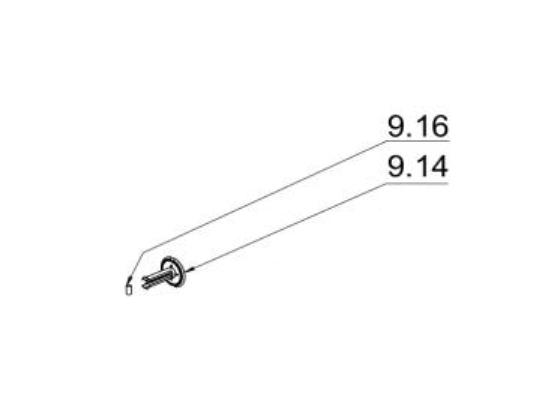 Hjulplugg+lås för Haaga 477, 497, 677, 697