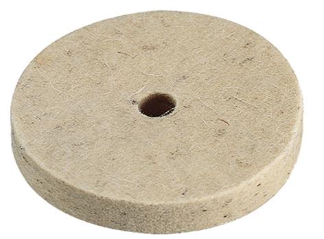 Wolfcraft Polerskiva - filt - 75x10x10 mm